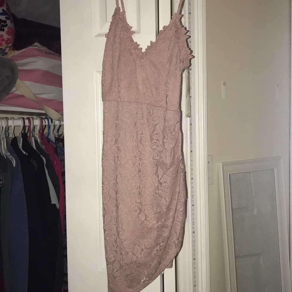 Blush pink dress
